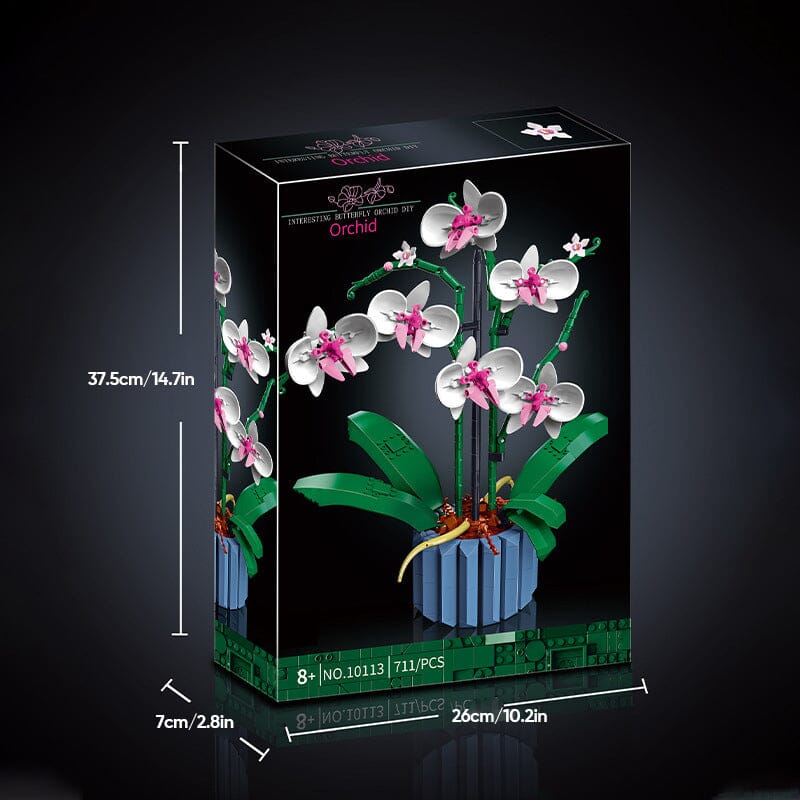 Artificial Plant Building Set with Flowers