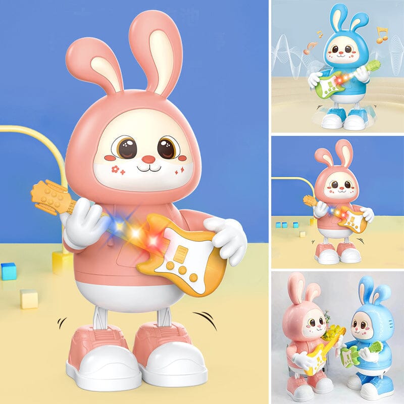 Adorable Rabbit Guitarist Toy