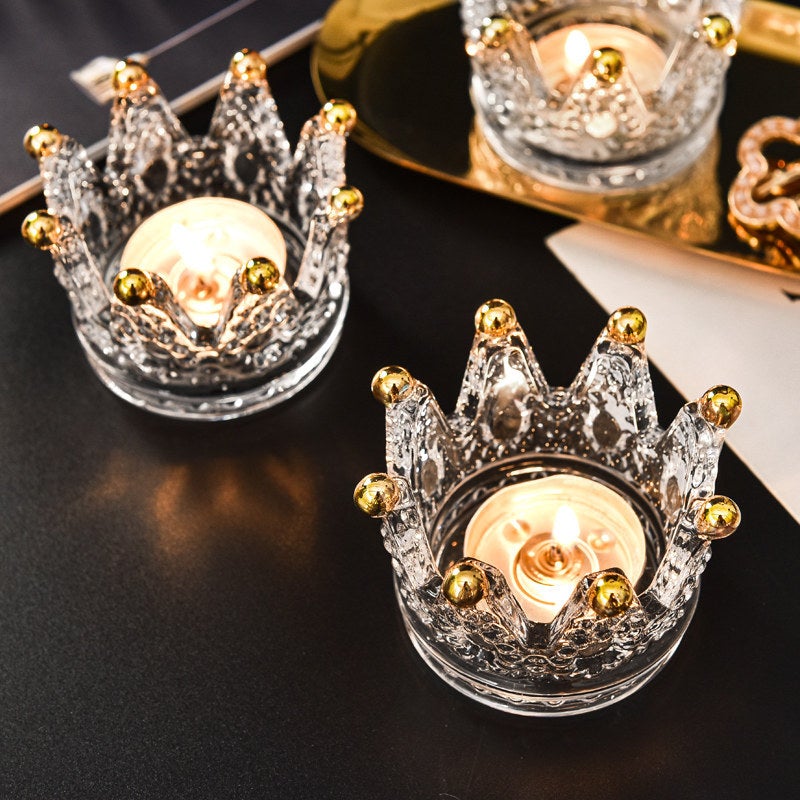 European Crown Candlestick Ornament