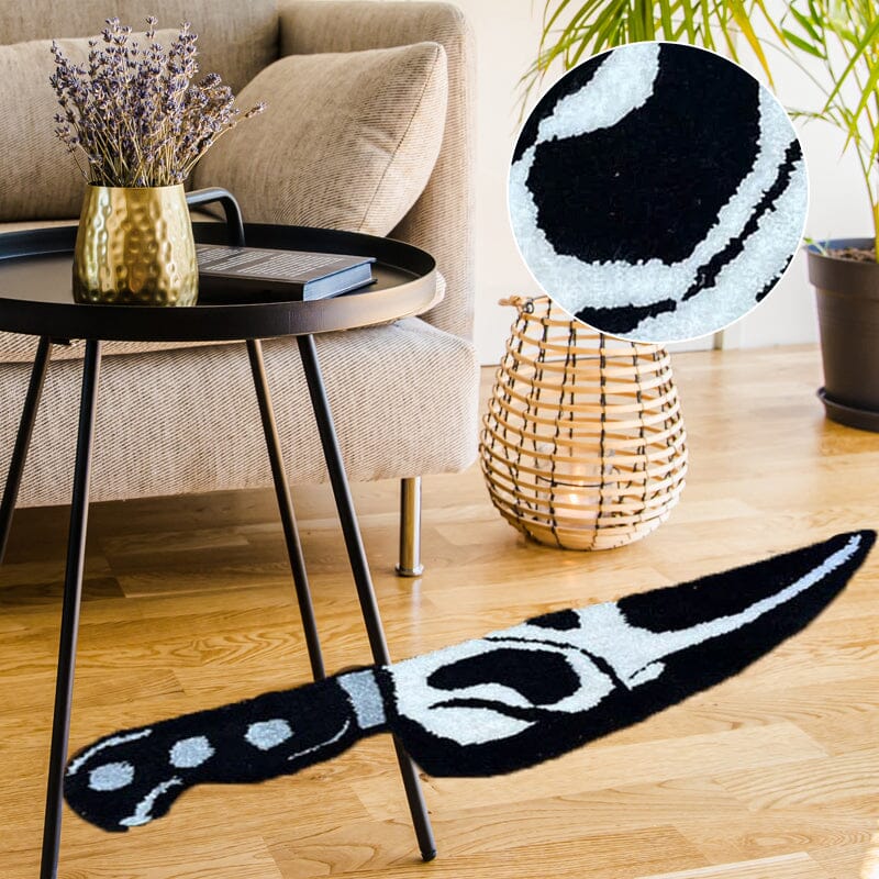 Surprisingly Skull Knife Carpet