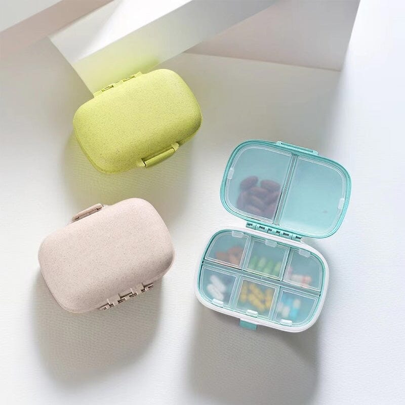 Compartments Pill Box【Free Stickers Included】