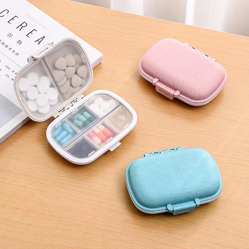 Compartments Pill Box【Free Stickers Included】