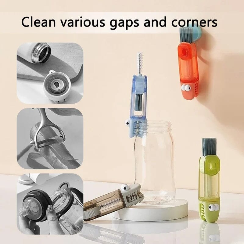 4 in 1 Multipurpose Bottle Gap Cleaner Brush