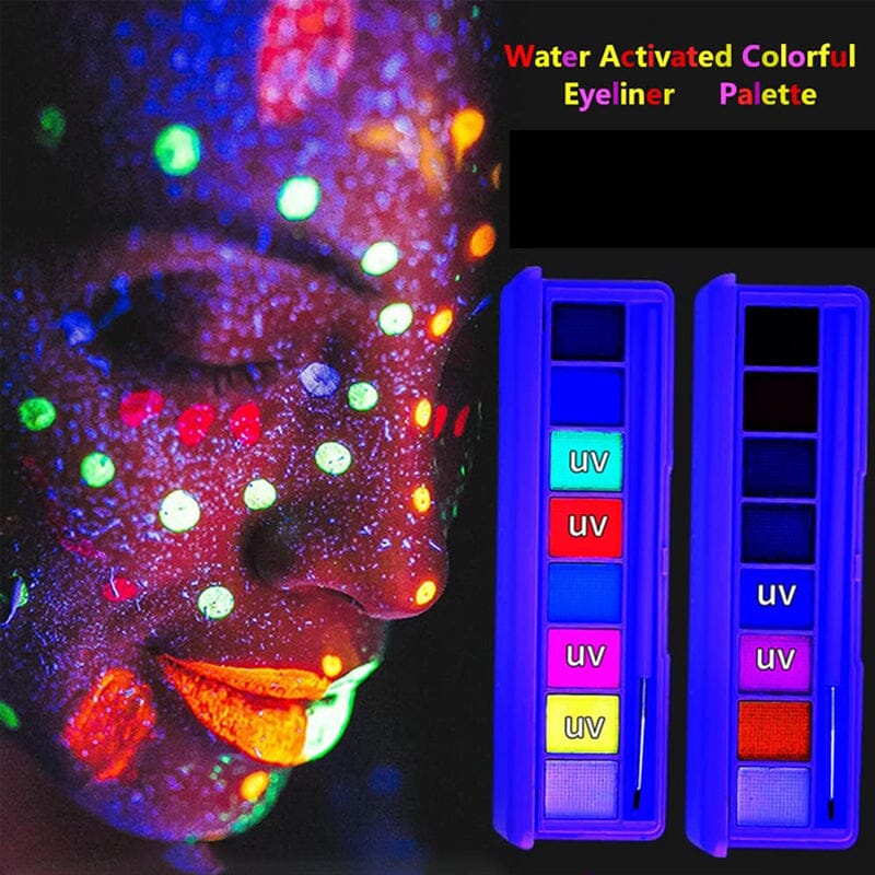 Water-Soluble Fluorescent Makeup Palette