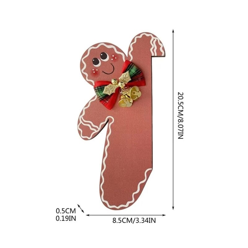 Gingerbread Man Door Frame Decoration