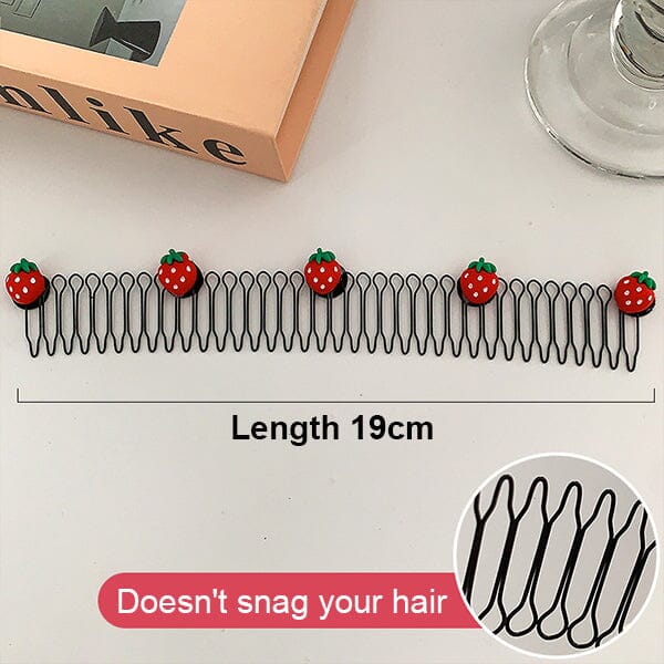 Stretchable invisible hair clips