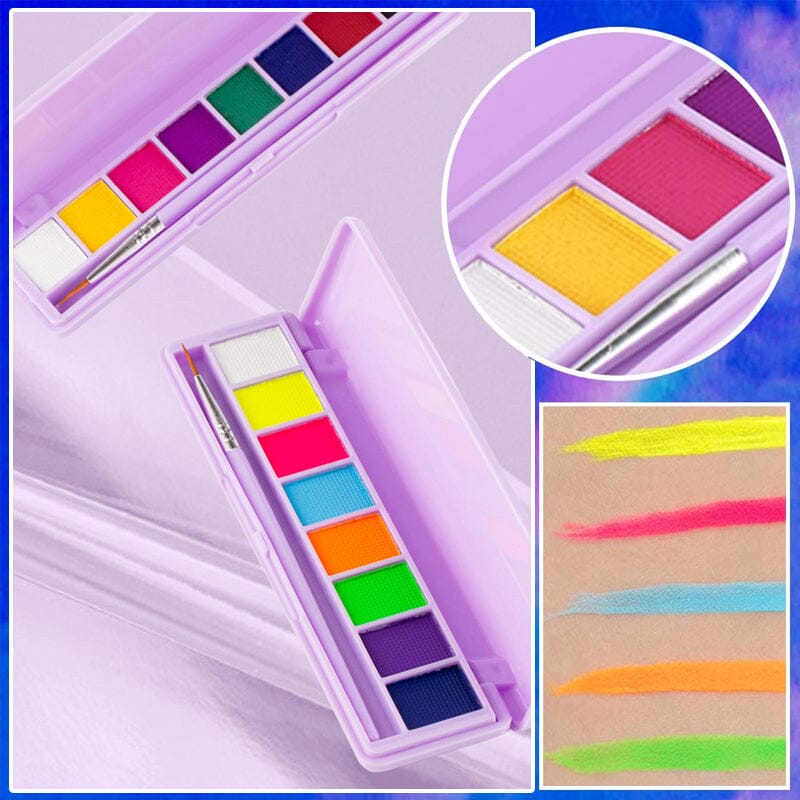 Water-Soluble Fluorescent Makeup Palette