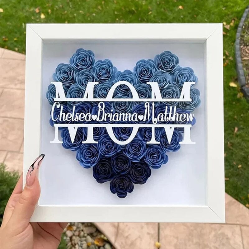 Flower Shadow Box For Mother's Day