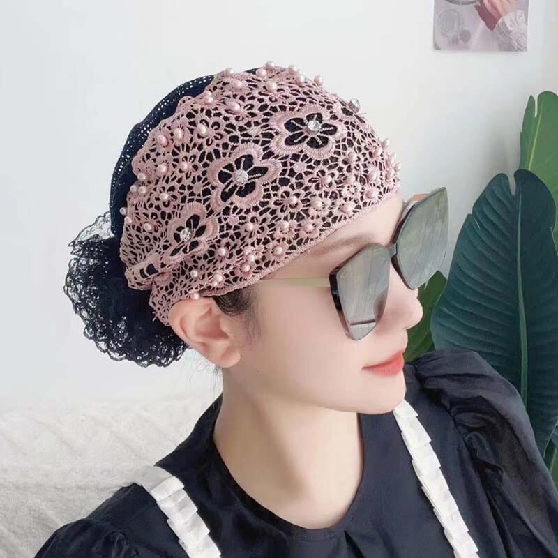 Women's Floral Lace Headwrap