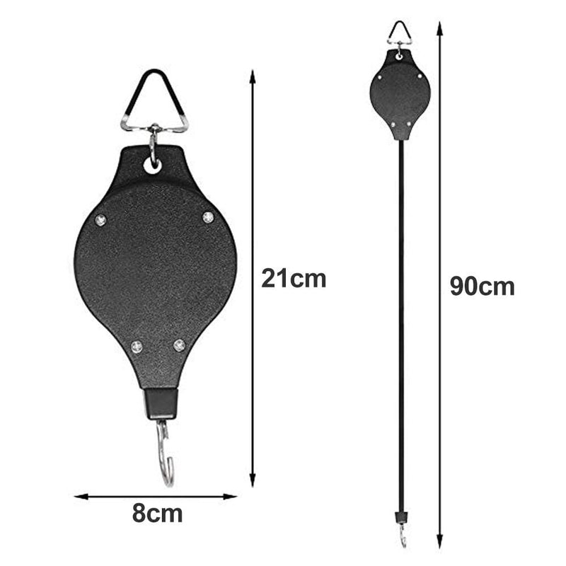 Retractable Hook for Garden Baskets, Pots & Birds Feeder