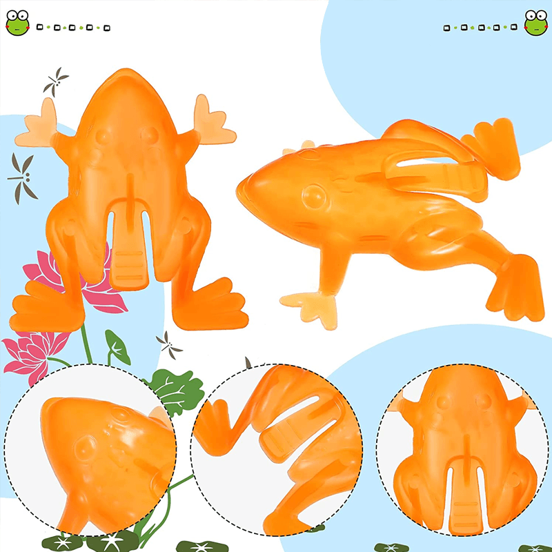 Plastic Jumping Frog (24 pieces)