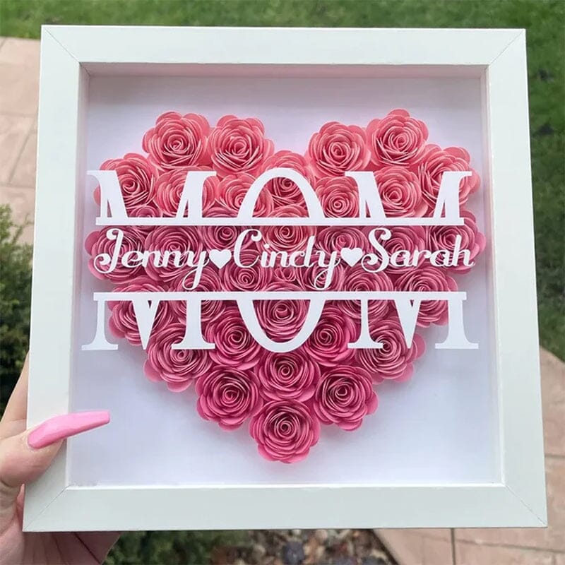 Flower Shadow Box For Mother's Day