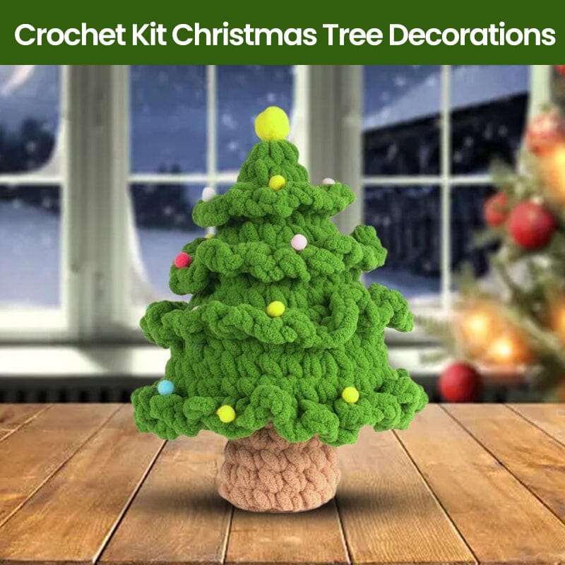 Crochet Kit Christmas Tree Decorations