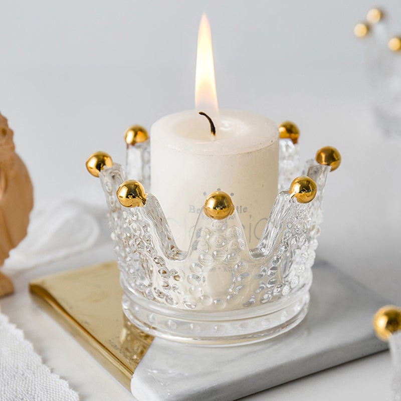 European Crown Candlestick Ornament