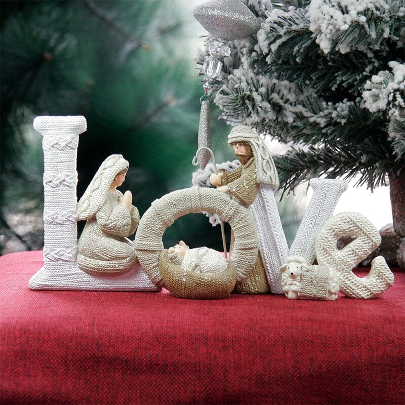 Handcrafts Family Nativity Statue