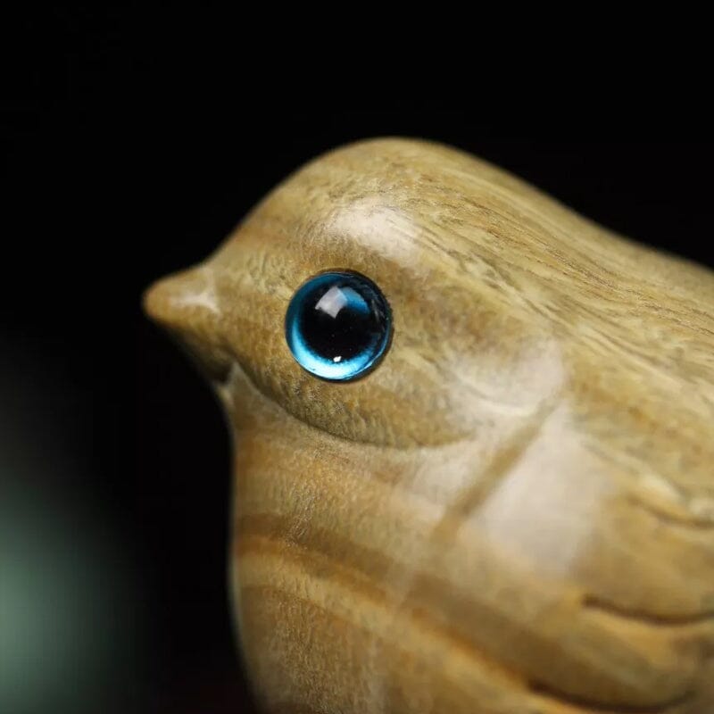 Handmade Wood Carved Bird