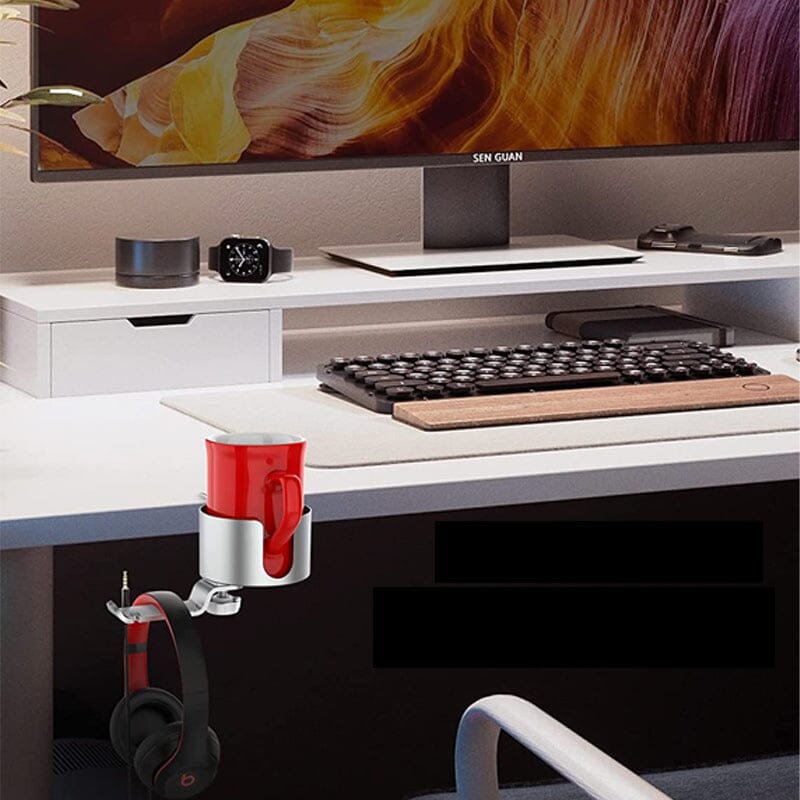 2 In 1 Universal Desk Cup Holder