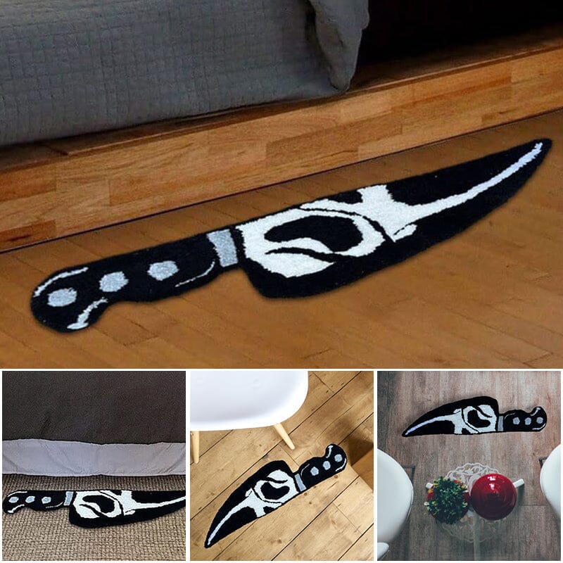 Surprisingly Skull Knife Carpet