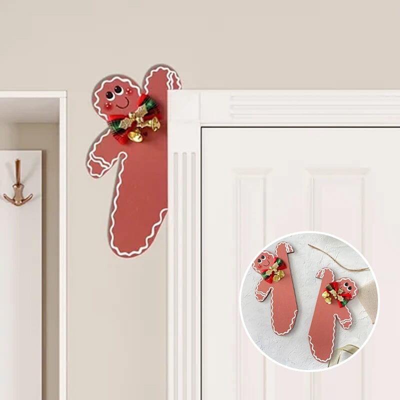 Gingerbread Man Door Frame Decoration