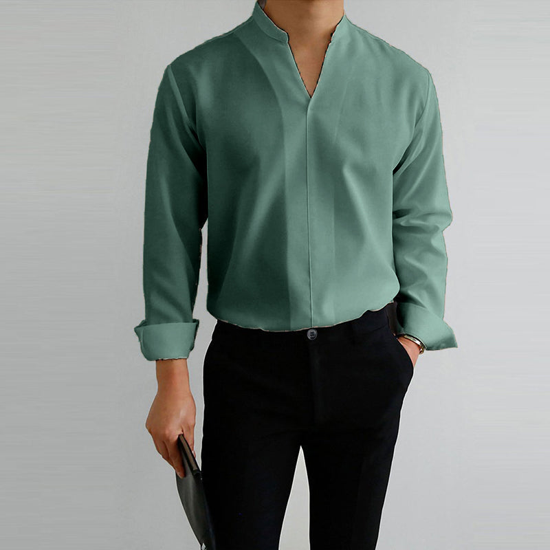 Gentlemans Simple Design Casual Shirt