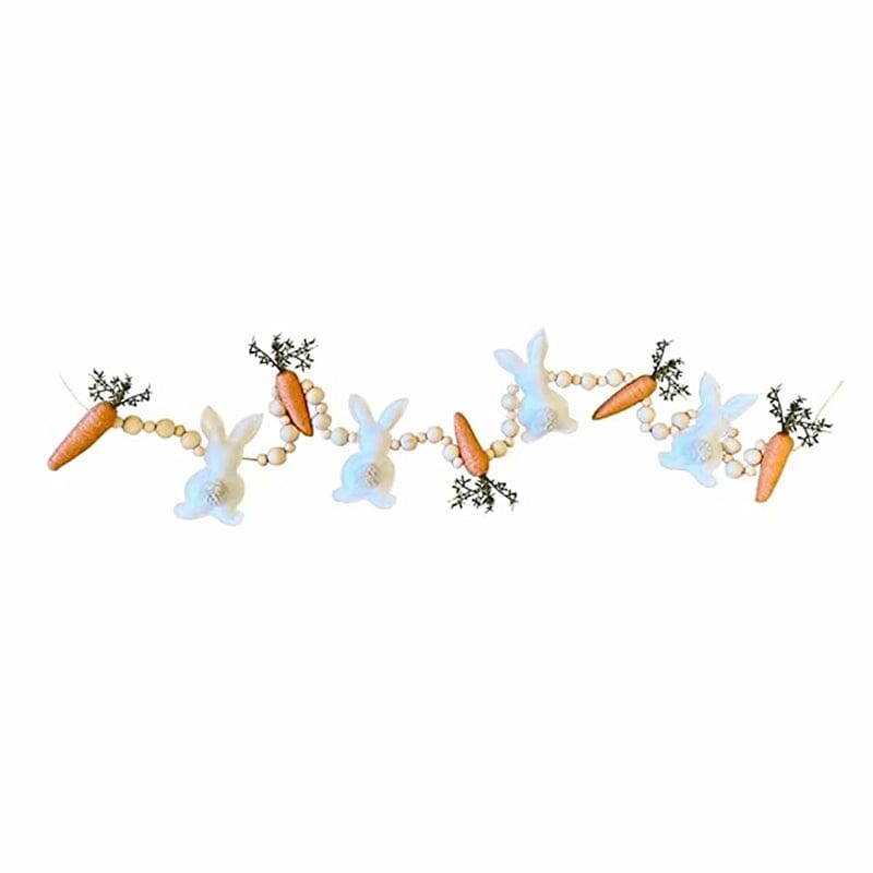 Easter Bunny Carrot Wreath