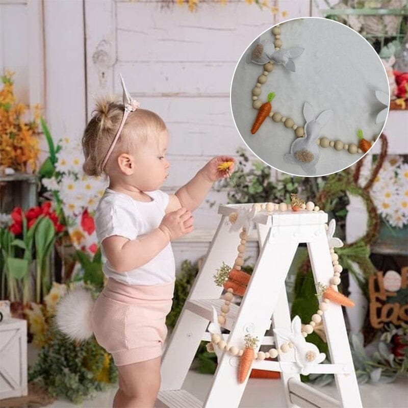 Easter Bunny Carrot Wreath